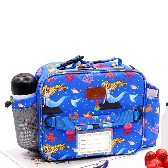 SumDirect Kids Mermaid Insulated Lunch Bag - Picture 1 of 3